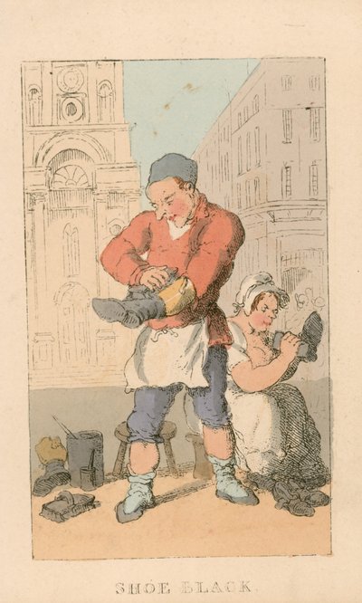 シューブラック 作： Thomas Rowlandson